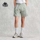 复古运动短裤 女士宽松休闲裤 五分裤 kappa卡帕背靠背新款 跑步裤 子