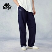 宽松休闲跑步裤 Kappa卡帕背靠背运动长裤 裤 针织工装 子 男春秋新款