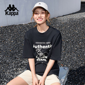 女t恤男情侣休闲半袖 短袖 运动上衣潮 夏季 kappa卡帕背靠背2026新款