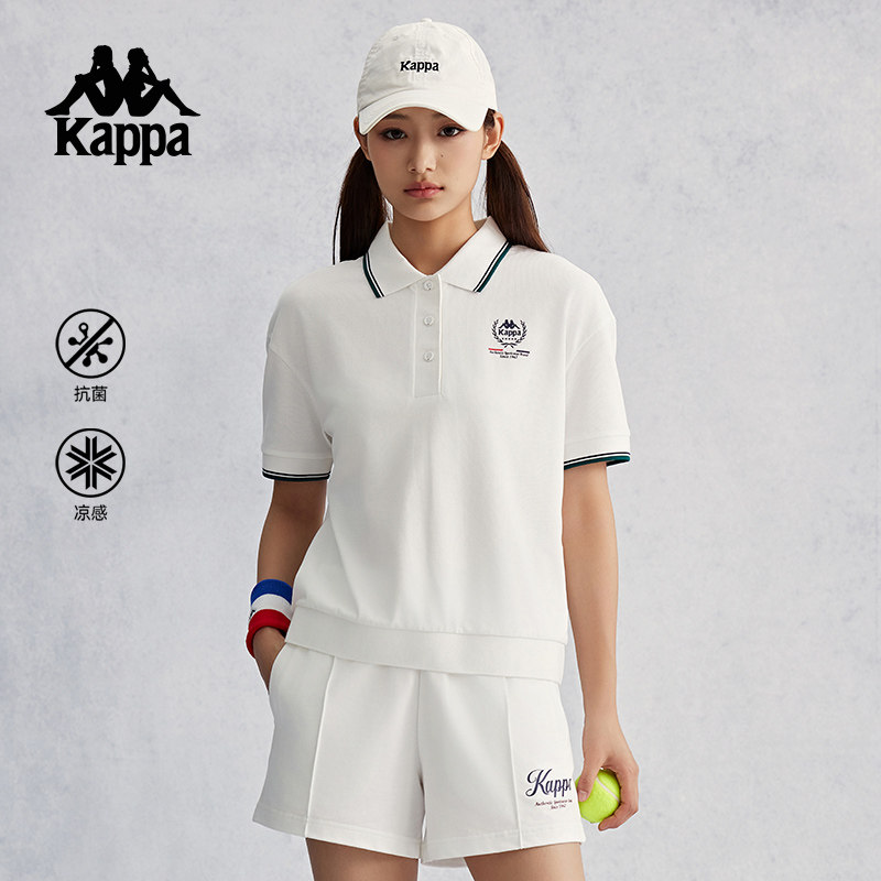 卡帕polo衫女款冰凉亲肤短袖透气