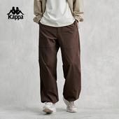 抽绳小脚卫裤 情侣男女宽松直筒运动长裤 2026新款 Kappa卡帕休闲裤