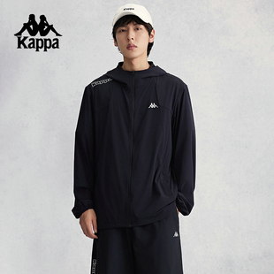 kappa卡帕背靠背新款春夏休闲外套防风衣男款防风衣运动户外上衣