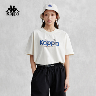 2024新款 Kappa卡帕短袖 情侣男女夏骑行图案衫 索罗娜T恤休闲半袖