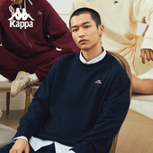 运动长袖 Kappa卡帕背靠背男针织套头衫 2026新款 卫衣纯棉休闲上衣