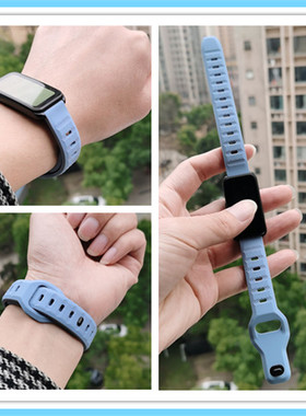 嘉襄达适用Keep手环B4/b5表带KeepB4lite替换keepB5腕带智能运动硅胶透气16mm配件非尼龙非磁吸非原装