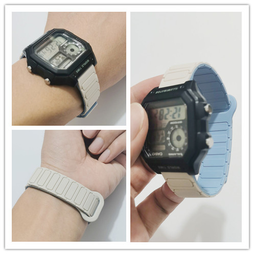 适用Casio卡西欧W218H/219表带