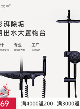 【政府补贴】diiib大白澎湃淋浴花洒套装洗澡沐浴置物花洒