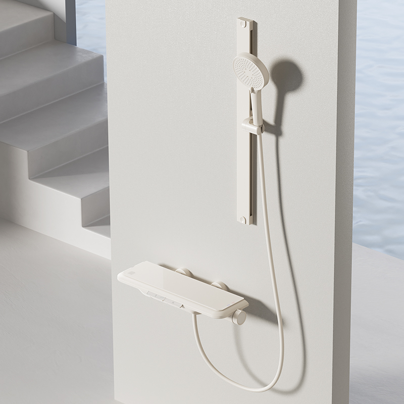 大白淋浴花洒套装大置物台4功能