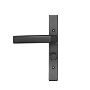 卫生间门窄面金色黑色沙银25宽磁吸单舌窄边洗手间铝合金门锁把手