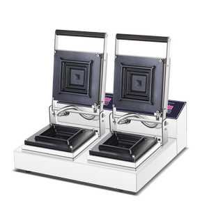 君凌热压三明治机商用爆浆拉丝吐司机压烤早餐面包机封边三文治机