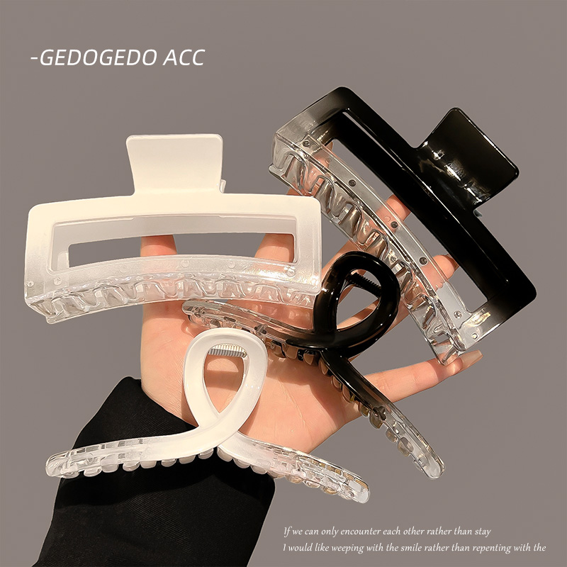 高级感超大号鲨鱼夹发量多发卡