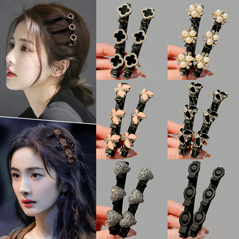 编发发夹女秋冬刘海碎发整理神器