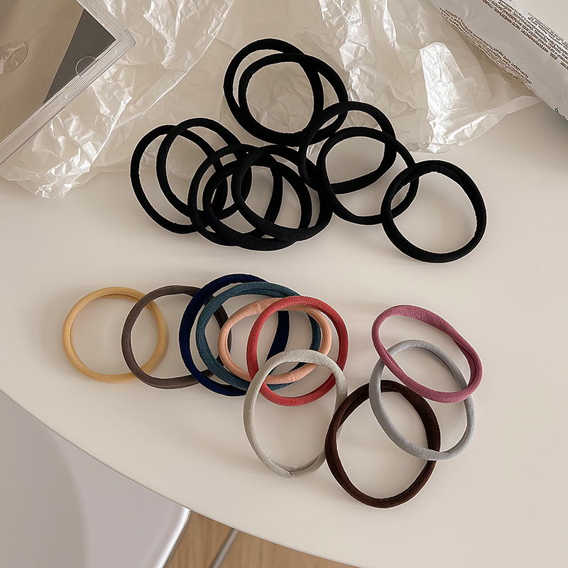 新款简约风高弹力耐用发绳橡皮筋