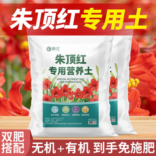 种植盆栽朱顶红专用进口有机营养土四季阳台家用花卉花土泥炭土