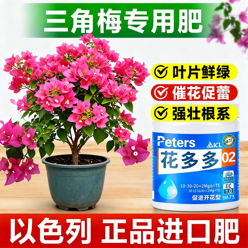 三角梅专用肥促开花爆花肥防结板催开花营养液花肥壮根肥料