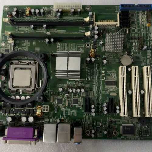 议价 华北工控ATX-6853主板 Ver 1 2 LGA775接 可维修