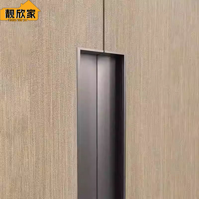 隐形拉手衣柜橱柜现代风