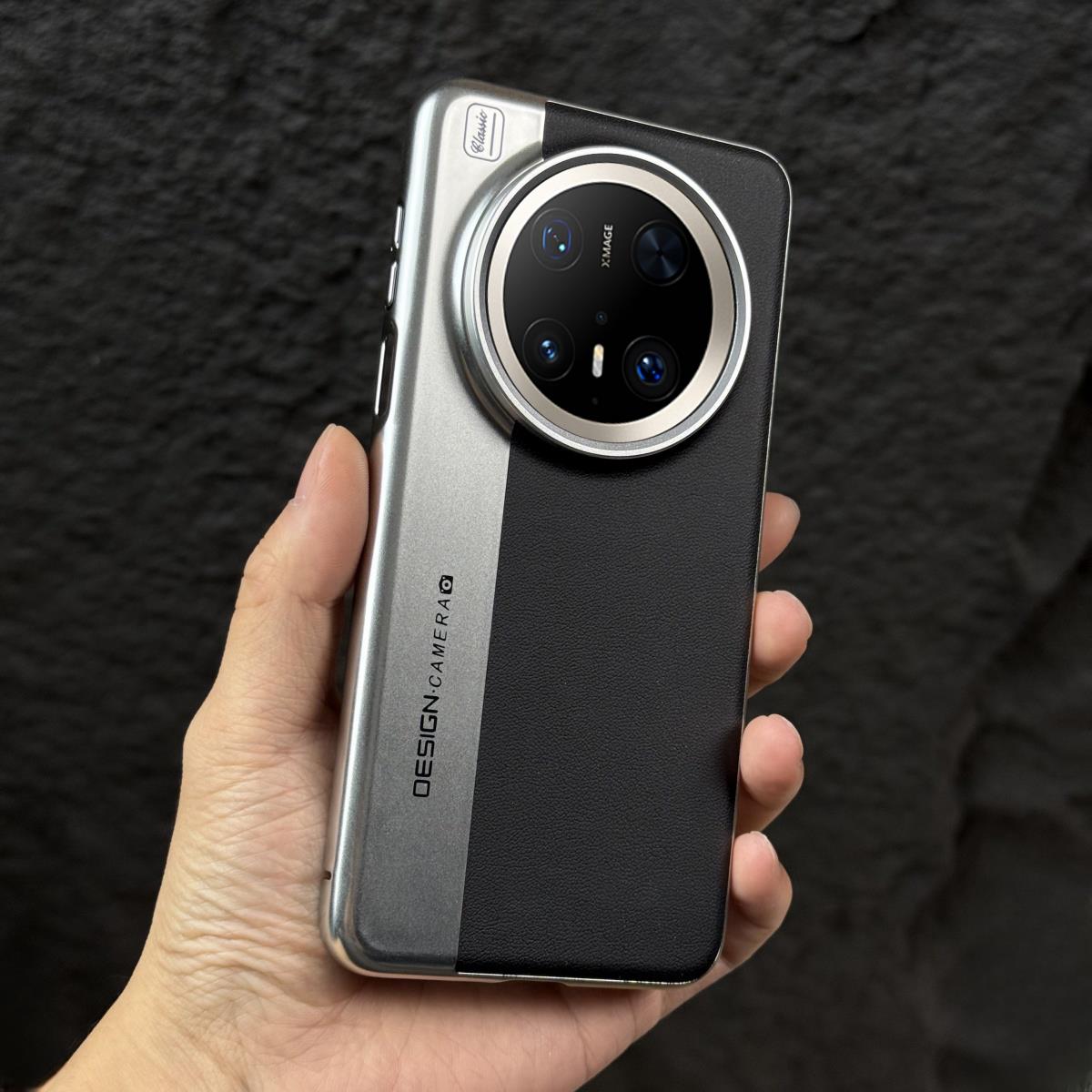 素皮电镀双拼适用华为Mate70Pro+手机壳商务男防摔Mate60相机设计mate70/60pro磨砂皮质防滑女款创意个性全包