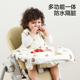 儿童一体式 吃饭围兜防水防脏神器 餐椅罩衣夏天宝宝自主进食无袖