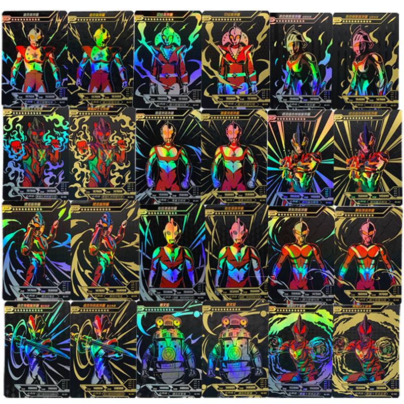 卡游奥特曼卡片lgr卡黑金卡炫彩卡彩虹卡金卡满星收集稀有073-090