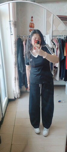 夏季烟管裤牛仔裤蕾丝拼接