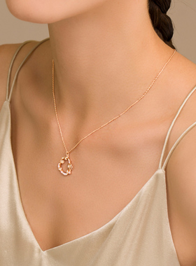 softdora/索缇朵木兰暗夜荆棘项链女S925银轻奢气质锁骨链送女友