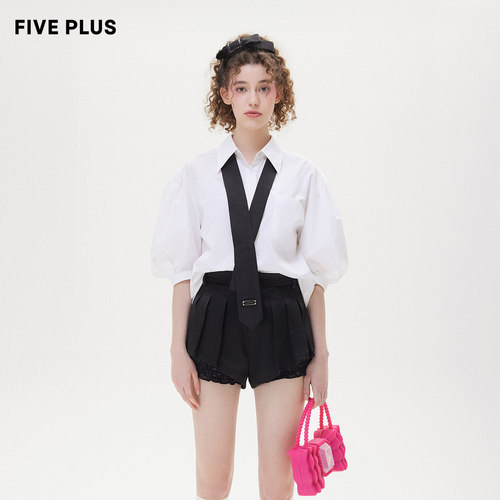 FivePlus中袖复古夏装