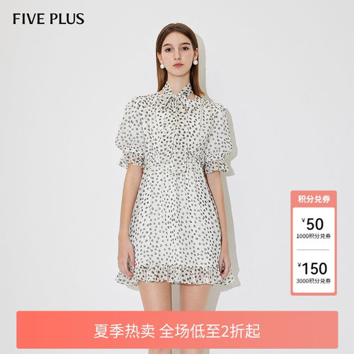 FivePlus复古泡泡袖泡泡袖
