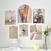 拍照道具摄影背景贴纸网红房间墙壁装 ins风墙面装 饰卡片 饰杂志