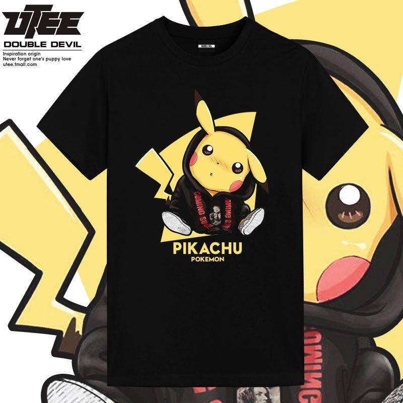 UTEE大侦探皮卡丘联名T恤短袖网红潮牌新款ins超火纯棉男女情侣|ruв категории Мужская одежда, футболка - от Buy2taobao.com для оказания профессиональной услуги покупки агента Taobao