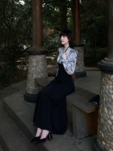 RooSya【浪漫诗】日系清楚系氛围感蕾丝碎花收腰日系春夏连衣裙