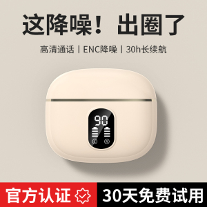 主动降噪蓝牙耳机真无线2025新款通话高音质电量显示超长续航男女