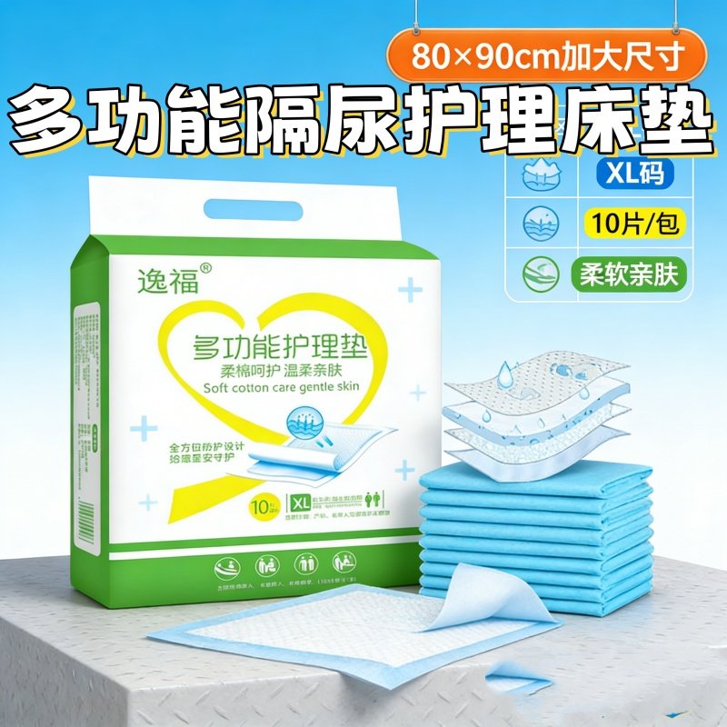 [80x90加厚透气]逸福护理垫 产后卧床老人宠物用加厚防漏隔尿垫,孕妇装/孕产妇用品/营养,看护垫/一次性床垫,淘宝优惠券,粉丝福利购,淘宝优惠卷