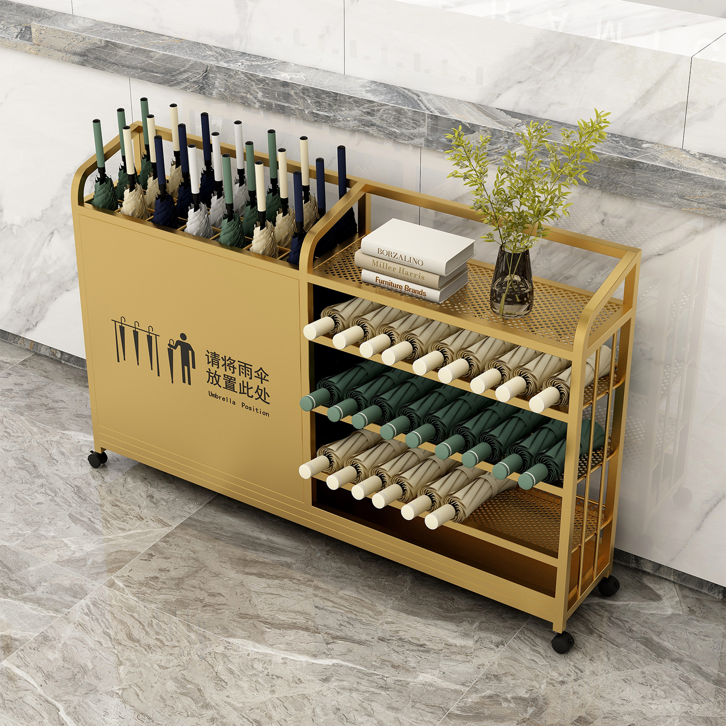 热卖1万+可定制LOGO雨伞架收纳架