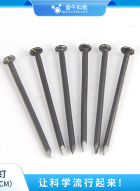 小学科学电磁专用铁钉10cm/5cm实验工具电磁类教学仪器