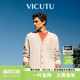 威可多男士 V领休闲商务针织衫 开衫 舒适时尚 春季 VICUTU