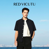 夏季 舒适通勤休闲衬衣 短袖 衬衫 文雅运动系列 VICUTU威可多男士