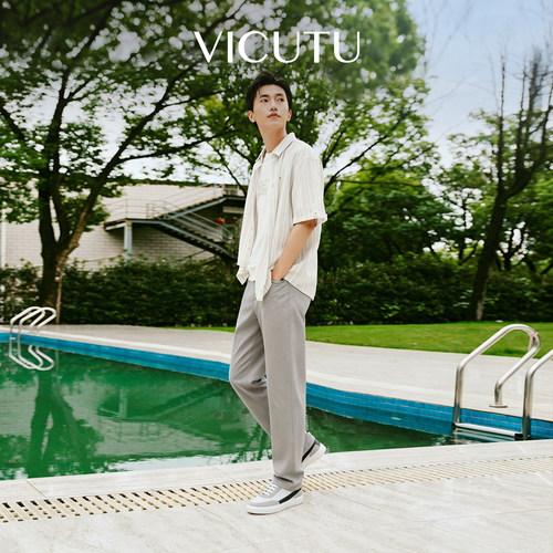 VICUTU威可多男士休闲裤轻松裤