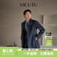 VICUTU威可多男士 外套 大衣舒适亲肤商务通勤休闲百搭中长款