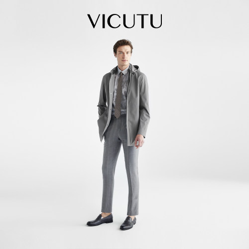 VICUTU威可多男士休闲风衣