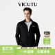 VICUTU 舒适立领拉链黑色百搭外套 威可多夹克男春夏款