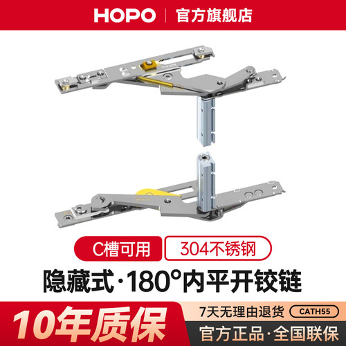 HOPO槽内180°开窗隐藏铰链