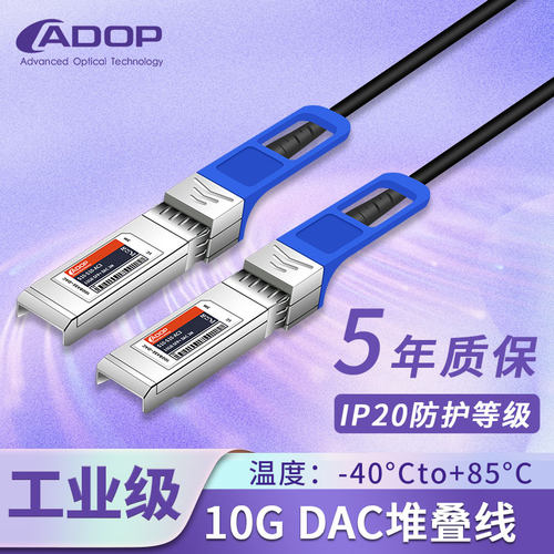 ADOP工业级系列无源铜缆堆叠线