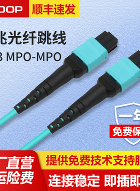 ADOP MPO接口光纤跳线40G/100G光模块专用 多模SR4 直连或MPO-LC分支 稳定低损耗 数据中心企业机房布线