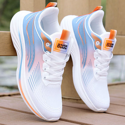 冰丝网面跑步鞋男夏季透气运动鞋学生网鞋男士休闲鞋防臭潮流鞋子