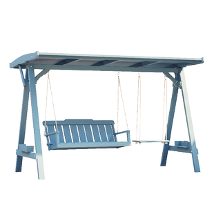 防腐木秋千单人户外吊椅阳台花园露天露台家用庭院实木儿童荡秋千