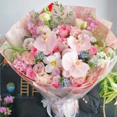 情人节送老师生日鲜花广州北京太原花店同城速递送女友花束