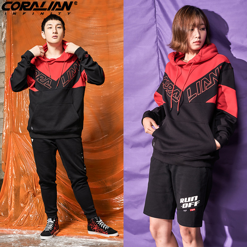 可莱安官方秋冬男女情侣卫衣女时尚新款运动休闲宽松连帽套头卫衣,运动服/休闲服装,运动卫衣/套头衫,淘宝优惠券,粉丝福利购,淘宝优惠卷