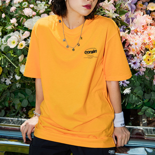 男休闲印花宽松涤棉半袖 可莱安正品 新款 夏季 上衣T恤 运动t恤女短袖