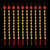 天然真葫芦 可以挂在厕所门做帘用 可以做屏风 小葫芦挂件